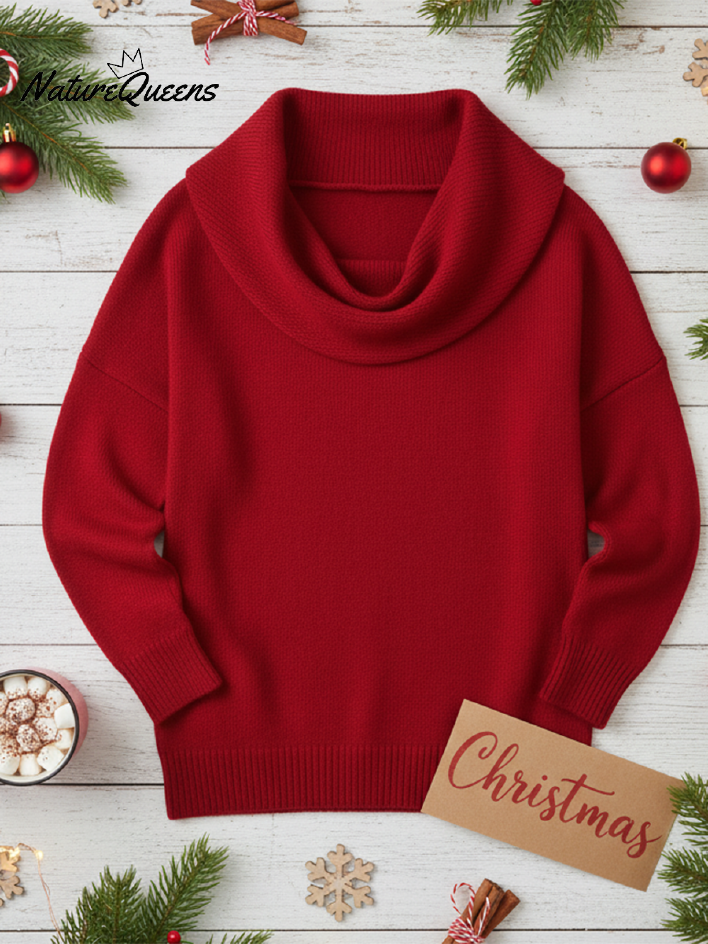 Ruffled Collar Sweater Top